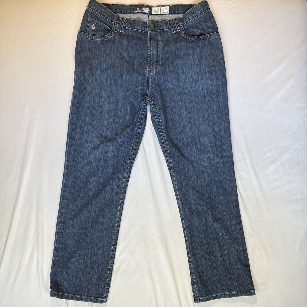 Lapco FR Flame Resistant Jeans 38x31 (38x32 Tag) Modern Workwear Blue Dark Wash